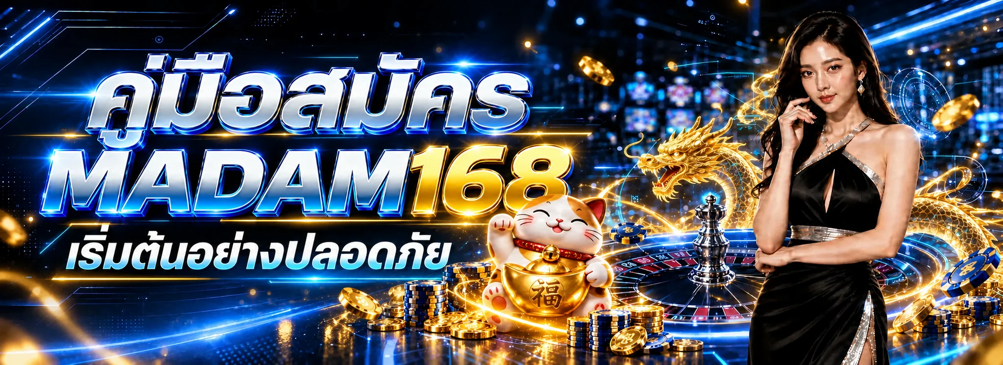 MADAM168 วิธีสมัครและฝากถอนครั้งแรกอย่างปลอดภัย